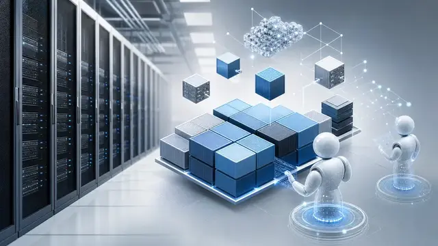 Схематичная иллюстрация инфраструктуры для запуска AI-агентов в компании