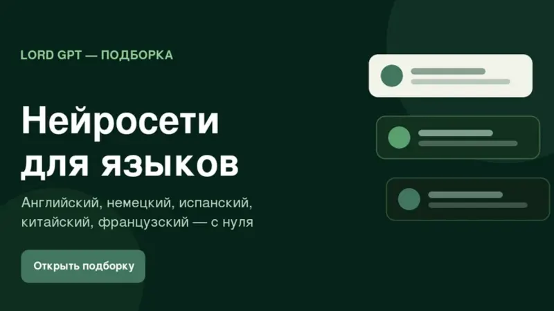 Нейросети для изучения языков: 7 AI-репетиторов